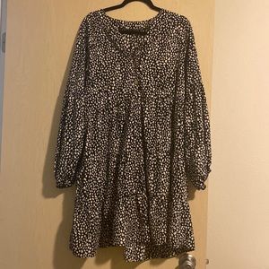 Black Speckled Blouse